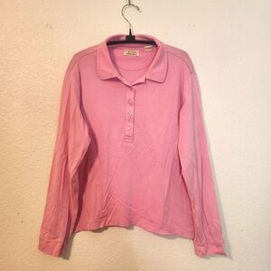 EP Pro Long Sleeve Golf Polo Style Shirt, Size L